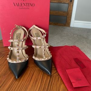Valentino Rockstud Ankle Strap Pump 100MM